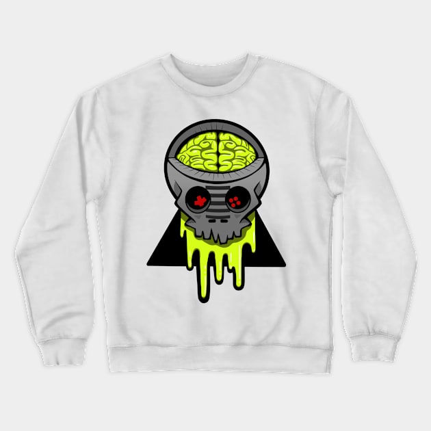 Console Inspired Ninfection Skulltroller Crewneck Sweatshirt by ArmyOfGoblins